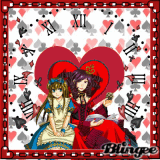 alice and queen of hearts