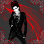 BIll red black & white
