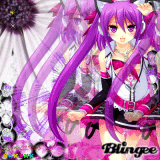 Sexy purple anime