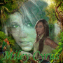 Miley Cyrus-->green in forest