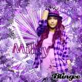 MiLey Purple and White ^By BrendaMarty96^