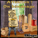 ATTENTION LES AMIS(ES) ON DÉMÉNAGE!!!!!!
