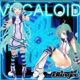 Vocaloid neon blue