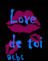 love de toi bebe