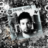David Cook in black and white