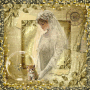 Bride with kitten Bride with kitten