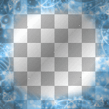 Deco_Butterfly_Glitter_Weave Frame~Blue
