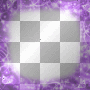 Deco_Butterfly_Glitter_Weave Frame~Purple