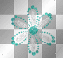 Deco_Flower_Glitter~Teal