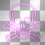 Skull pink neon