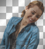 Miley Cyrus in Blue