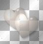 heart transparent white deco bg [1ֆ]