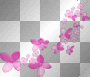 LATO SUMMER  TRANSPARENT DECO FLOWER PINK