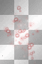 Bubbles stars deco red