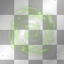 Glowing Swirl background overlay green
