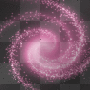 Animated background sparkle stars pink