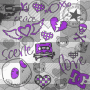 SCENE black purpl
