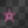 animated pink&black stars background