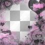 frame pink emo