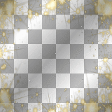 Frame sparkle stars gold
