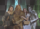 scarecrow,tiger,dorothy,tinman