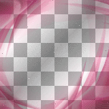 RAMCIA  FRAME TRANSPARENT BORDER PINK