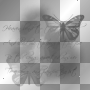 LATO SUMMER  TRANSPARENT DECO BUTTERFLY BLACK