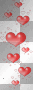 Corazones rojos