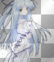 White/Blue Anime Angel