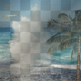 TAPETY BACKGROUND ANIMATED SUMMER WATER GLITTER BLUE BEACH