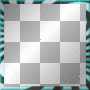 animated aqua and black frame 