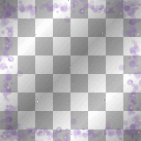 Frame overlay circles stars purple 