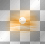 LATO SUMMER  TRANSPARENT MOON ORANGE