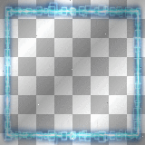 RAMCIA  FRAME TRANSPARENT BORDER BLUE