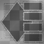 TAPETY BACKGROUND ANIMATED GLITTER BLACK SILVER FRAME