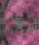 animated reflecting pink autumn landscape background 
