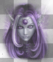 gothic purple woman gothic purple woman