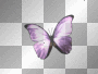 butterfly transparent deco purple black mariposa morado negro [1ֆ]