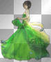 woman in green dress woman in green dress