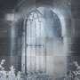 TAPETY BACKGROUND ANIMATED GLITTER BLUE AUTUMN LAMP