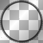 round black frame