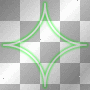 green frame neon bg transparent by uky96