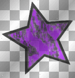 EMO STAR ANIMATED PURPLE