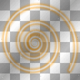 orange  spirals frame circle background transparent bg by uky96