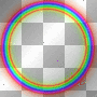 Rainbow Circle Overlay •