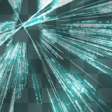 Animated background sparkle lines teal