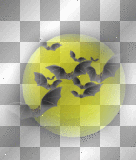 Moon bats background 
