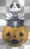 HALLOWEEN NIGHTMARE BEFORE CHRISTMAS JACK SKELINGTON PUMPKIN YELLOW