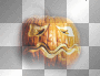 Halloween deco pumpkin
