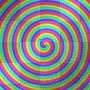 Animated Spiral Rainbow Background •